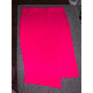 Fuchsia Pink pencil Plus size skirt! Like new